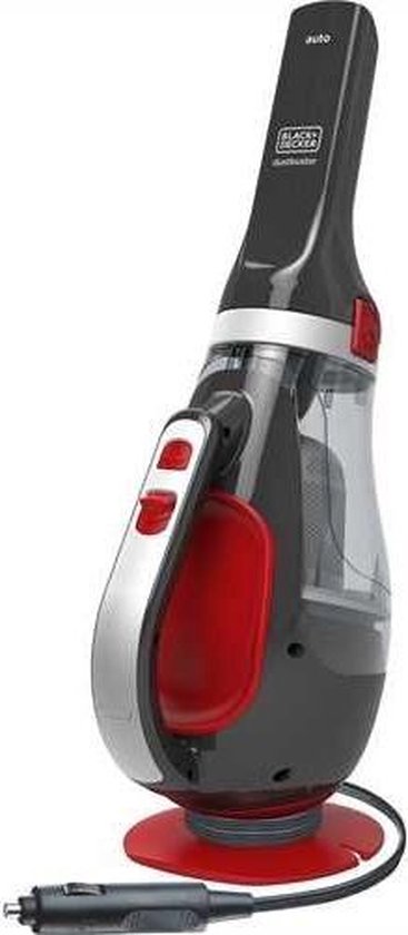 BLACK+DECKER ADV1200-XK - Kruimeldief - Zakloos - Grijs, Rood