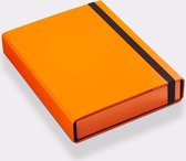 Luxe A4 kartonnen opbergbox oranje