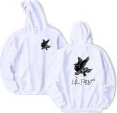 Lil Peep Cry Baby Hoodie Wit - Maat XL