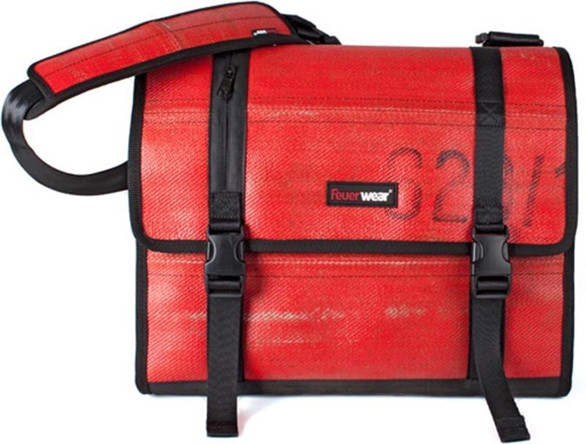 Feuerwear Messenger bag Gordon 15l - kleur rood