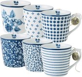 Laura Ashley Blueprint Collectables Bekers 35cl (6 delig)
