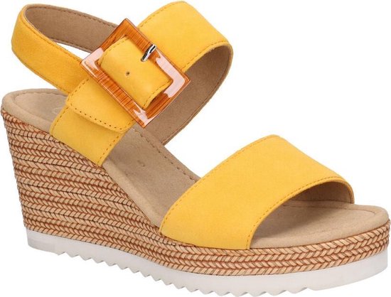 Gabor Gele Sandalen Dames 41 | bol.com