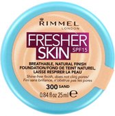 Rimmel Fresher Skin Foundation - 300 Sand