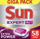 Bol.com Sun Expert All-in-1 Vaatwastabletten Extra Power Normaal - 58 tabletten aanbieding