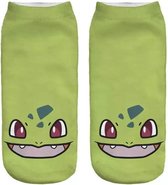 Bulbasaur - Pokemon Unisex Enkelsokken Maat 36-41