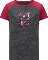 Life-Line Crich Dames T-shirt Korte Mouw Donkergrijze Melange - 46