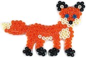 Hama midi VOS / WOLF strijkkralen vormpje / figuur / grondplaat voor normale strijkparels (strijkkralenbordje / legbordje dier, creatief kralen cadeau voor kinderen/ kinderfeestje)
