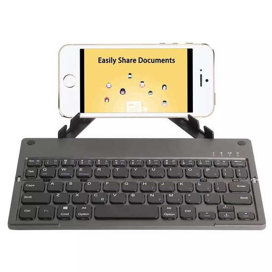 Elementkey® - V04 - Draagbare Opvouwbare Mini Bluetooth Toetsenbord -  Opvouwbaar -... | bol.com