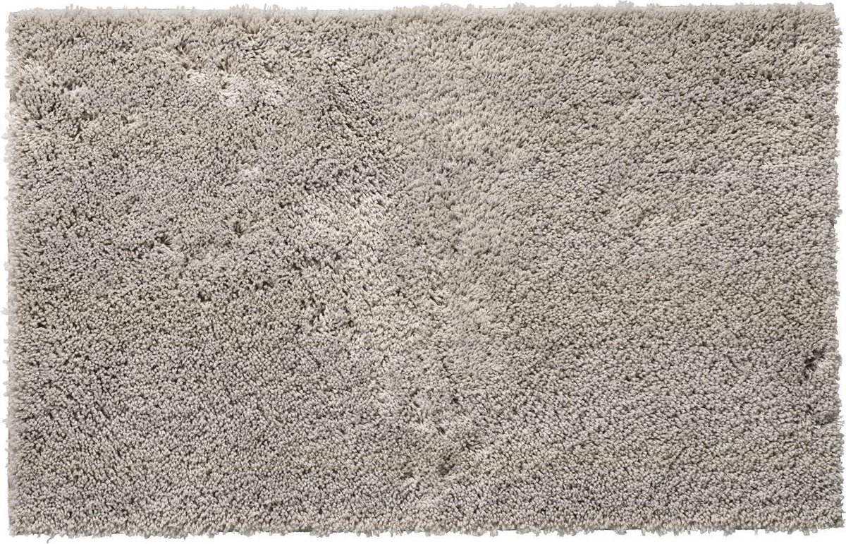 Lucy's Living Luxe badmat FUA Grey – 50 x 80 cm – grijs – rechthoek - badkamer mat - badmatten - badtextiel - wonen – accessoires