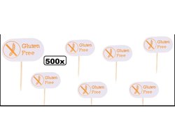 500x Prikker Hout Gluten Free - gluten vrij prikkers cocktail hapjes eten tafelen