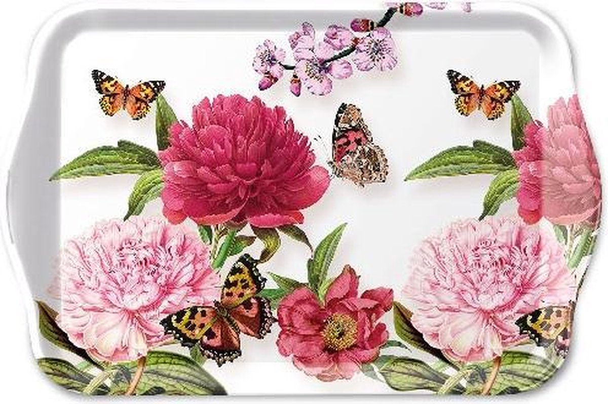 Ambiente dienblad Peonien White