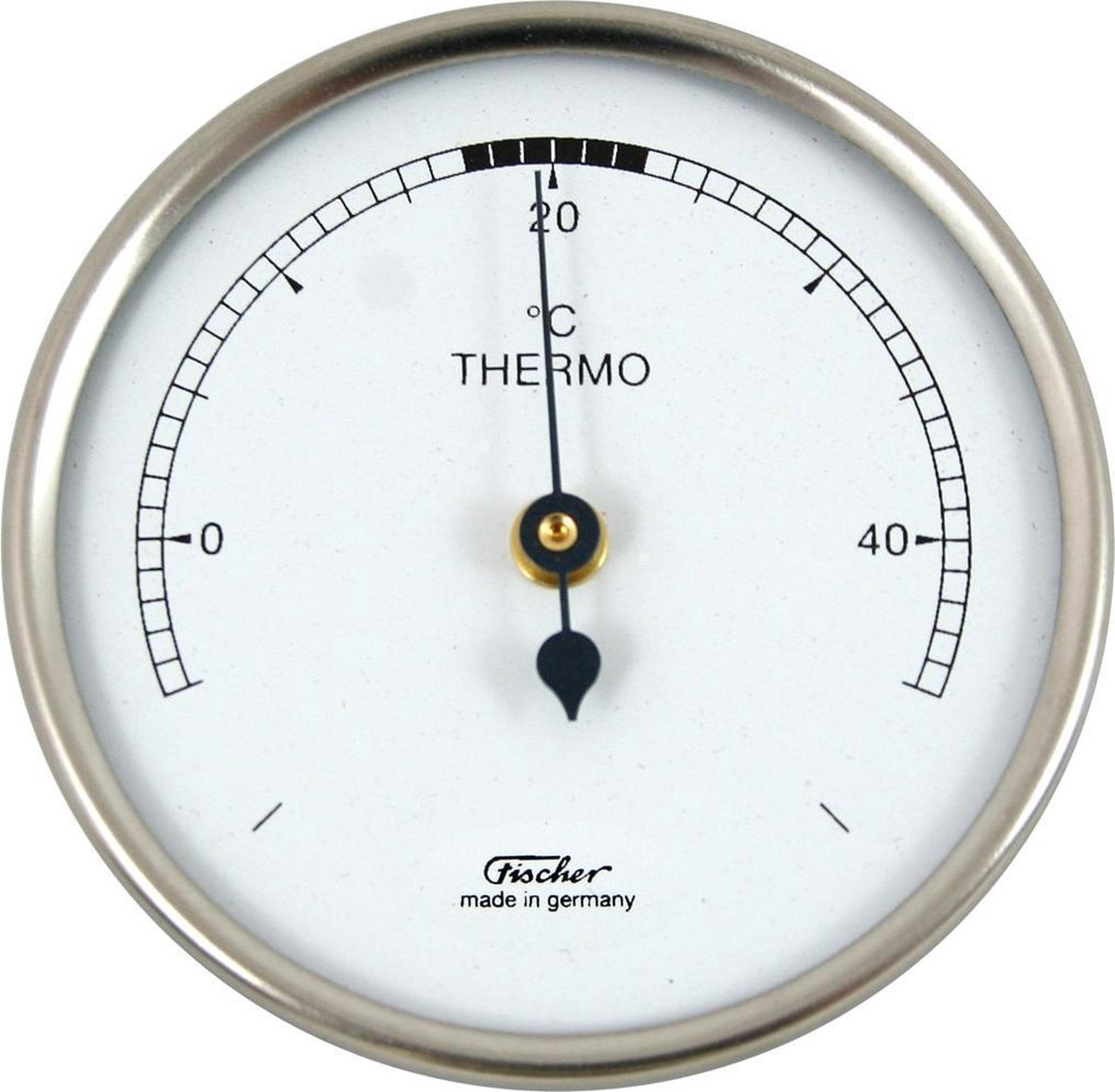 Fischer | Thermometer - chrome - ø 68 mm - Feingerätebau Fischer