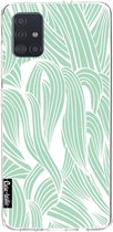 Casetastic Samsung Galaxy A51 (2020) Hoesje - Softcover Hoesje met Design - Seam Foam Organic Print Print