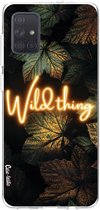 Casetastic Samsung Galaxy A71 (2020) Hoesje - Softcover Hoesje met Design - Wild Thing Print