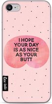 Casetastic Apple iPhone 7 / iPhone 8 / iPhone SE (2020) Hoesje - Softcover Hoesje met Design - Nice Butt Print