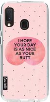 Casetastic Samsung Galaxy A20e (2019) Hoesje - Softcover Hoesje met Design - Nice Butt Print