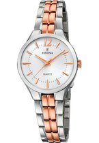 Festina F20217/2 - Polshorloge - Staal - Bi color rosékleurig - 28,5mm