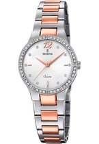 Festina F20241/2 Dames - Horloge - Staal - Bi color - 28,5mm