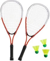 SportX Power Badminton Set in tas / Rood