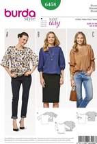 Burda Naaipatroon 6458 - Blouse in variaties