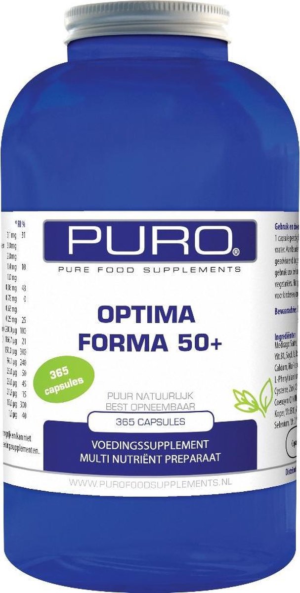 Puro Optima Forma 50+ 365 capsules (multivitamine senior)
