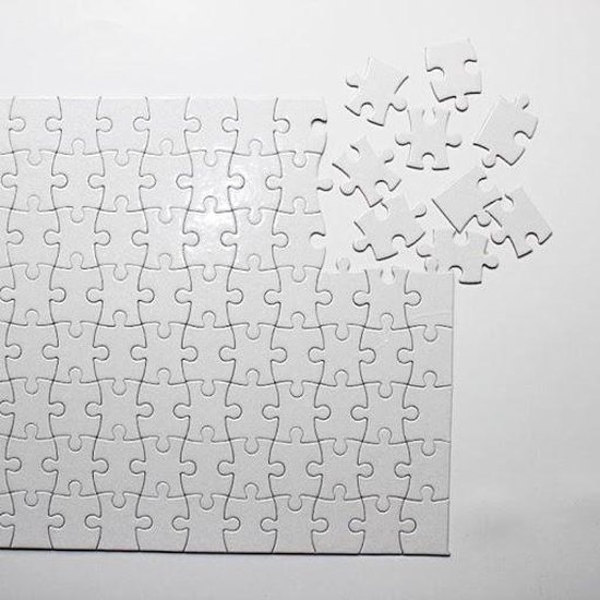 Maak je eigen legpuzzel - Blanco Witte Puzzel, 120 stukjes - creatieve  legpuzzel | bol.com
