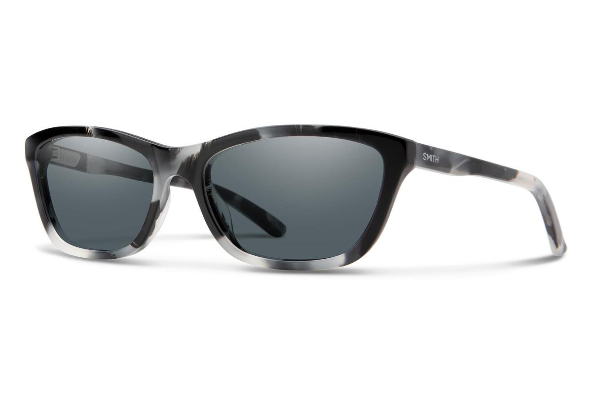 Smith Getaway Zonnebril Dames Matzwart/wit/grijs