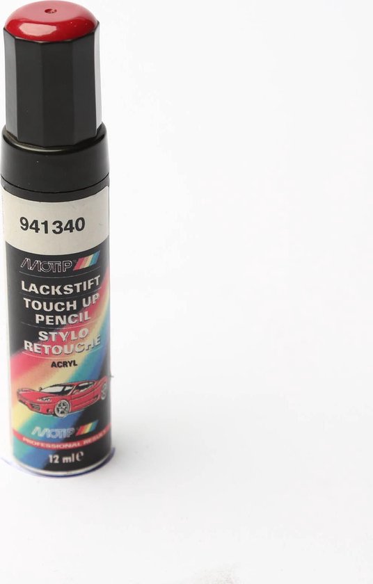 Motip 941340 Auto lakstift Rood 12 ml