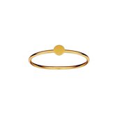 Goud Plated Ring met Klein Rondje