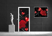 Heart Rose Abstract Photo Wallcovering