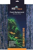 HS Aqua 3D Achterwand Rock Grijs - 60 x 45 x 3 cm