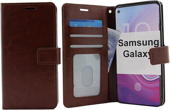 Samsung Galaxy S10 - Bookcase Brown - étui portefeuille