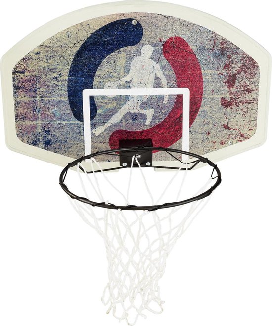 Lijkt op Slank moeilijk Opti Basketball Ring Board and Ball | basketring met net bord en basketbal  | bol.com