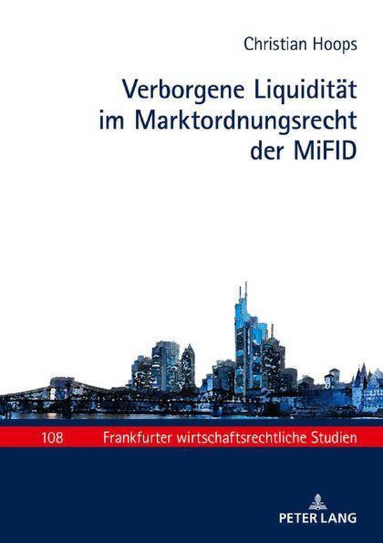 Frankfurter wirtschaftsrechtliche Studien 108 - Verborgene L ... - cover