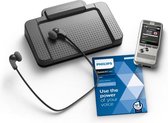 Philips PocketMemo Dicteer- en transcriptieset DPM6700, Stereo, Druktoetsen, USB voetpedaal, SpeechExec Dictate/Transcribe 2-jaar licentie