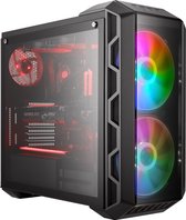 COOLER MASTER MasterCase H500 ARGB pc-gamingbehuizing (ATX, paneel van gehard glas, 2x200 mm ARGB)