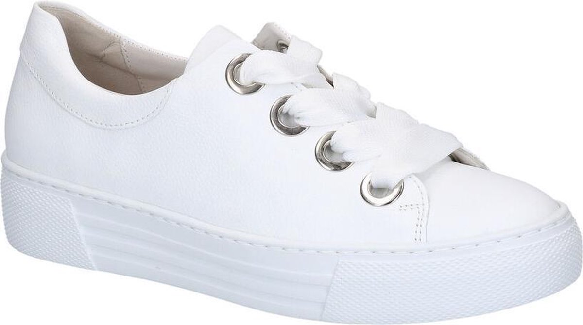 Gabor Dames Lage sneakers 464 - Wit - Maat 40 | bol.com