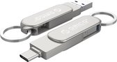 Orico 3-in-1 externe flash drive met USB-C, USB en micro-USB - 32GB