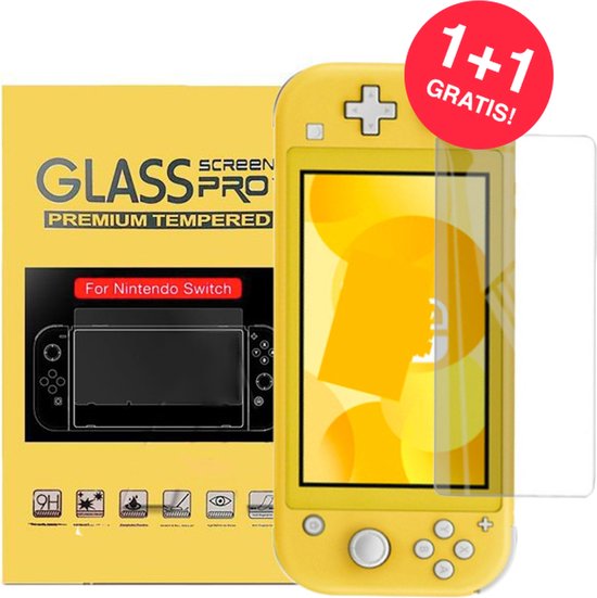 Screen Protector Geschikt voor Nintendo Switch Lite - 2 Stuks Voordeelverpakking - Tempered Glass Screen Protector Geschikt voor Nintendo Switch Lite