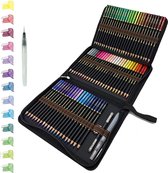 set van 72 aquarelpotloden