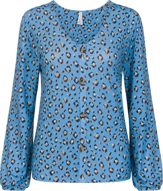 Ramkoers Ontcijferen zone Miss Etam Collection Tops Jersey M.pacific Blue | bol.com