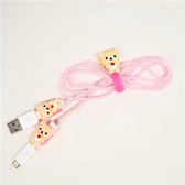 Kabel beschermer - Cable protector voor smartphone oplader/charger Rilakuma