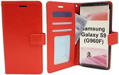 Samsung Galaxy S9 - Bookcase Rood - portemonee hoesje