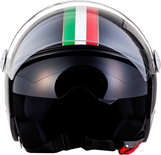 Retro Motorradhelm DOT/ECE zertifiziert Jethelm mit Visier für Herren Retro Motorradhelm DOT/ECE zertifiziert Jethelm mit Visier für Herren