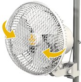 Secret Jardin Monkey Fan Ventilator MF020UE - Zwenkbaar - 17 cm -20 Watt