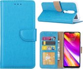 Nokia 7.1 - Bookcase Turquoise - portemonee hoesje