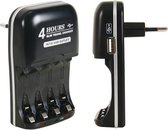 Snellader voor nimh-batterijen met usb-uitgang