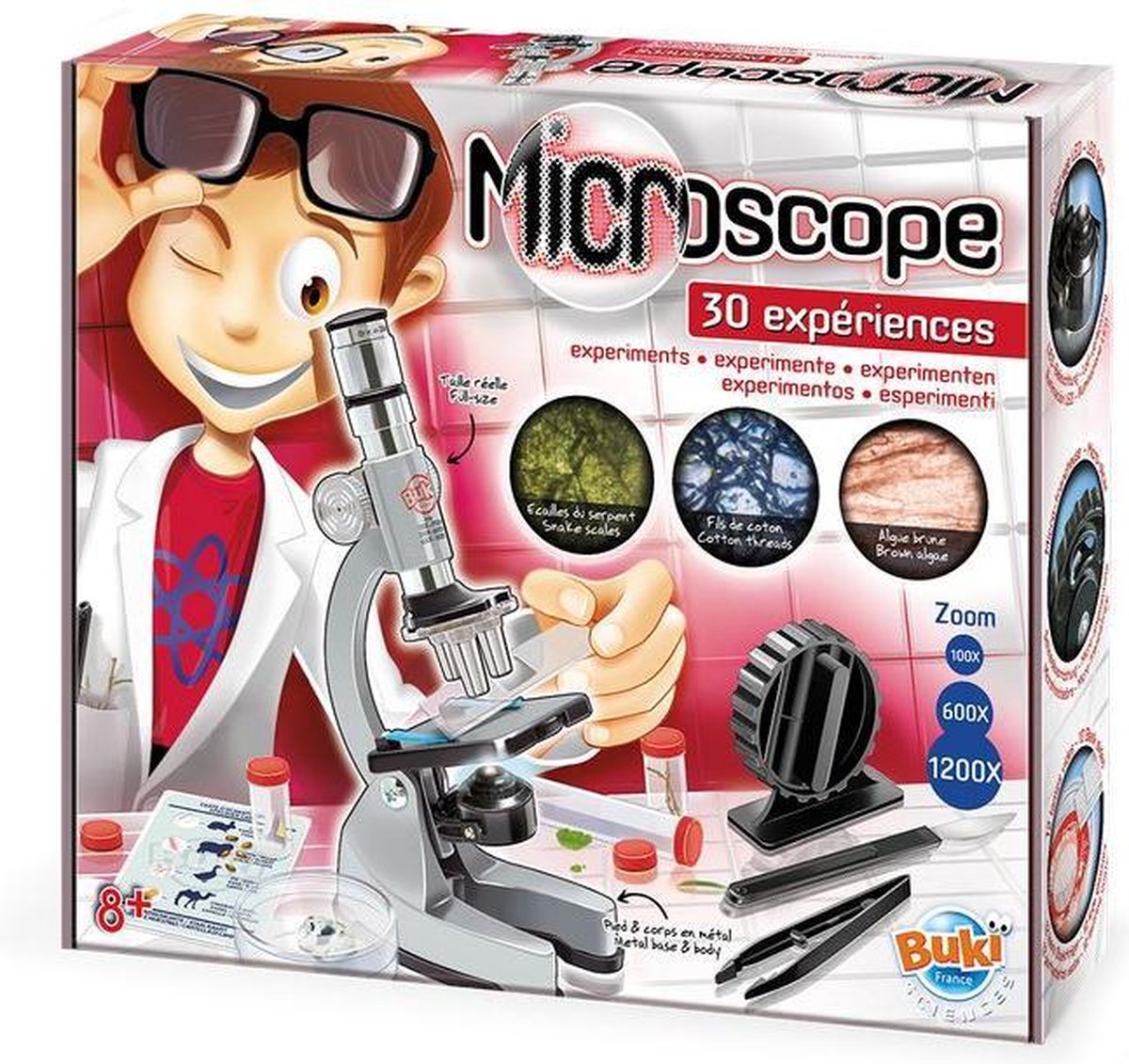Microscoop met 30 experimenten - Buki