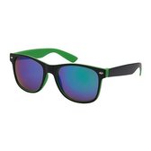 Freaky Glasses– Classic Style - Festival Bril – Rave bril – Dames – Heren - Groen - Blauw