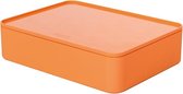 Smart-organiser Han Allison box met binnenschaal en deksel abrikoo oranje, stapelbaar HA-1110-81